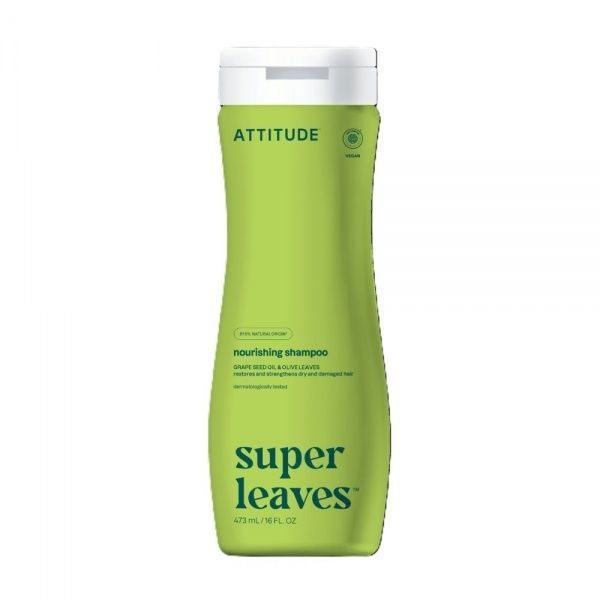 ATTITUDE maitinamasis plaukų šampūnas SUPER LEAVES NOURISHING, 473 ml