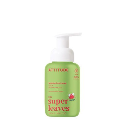 ATTITUDE, Rankų prausimosi putos vaikams su arbūzų ir kokosų aromatu, 295 ml