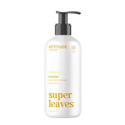 ATTITUDE, Skystas rankų muilas su citrinmedžių lapų ekstraktu, 473 ml