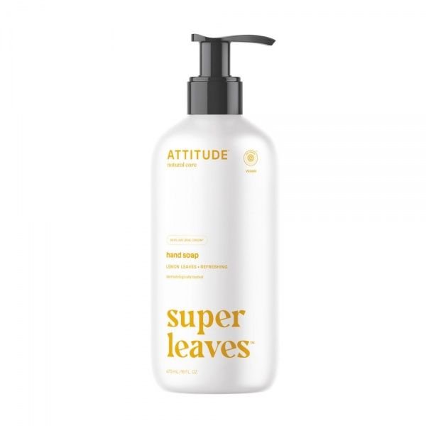 ATTITUDE skystas rankų muilas SUPER LEAVES, 473 ml