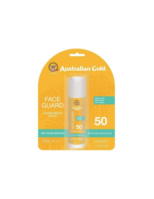 AUSTRALIAN GOLD apsauginis pieštukas nuo saulės veidui SPF50, Vnt, 15 ml