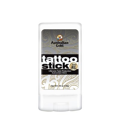 AUSTRALIAN GOLD apsauginis tatuiruočių pieštukas nuo saulės SPF 50+, 14 g