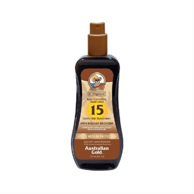 AUSTRALIAN GOLD apsaugos nuo saulės pienelis su bronzantais SPF15, 237 ml