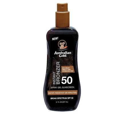 AUSTRALIAN GOLD apsaugos nuo saulės pienelis su bronzantais SPF50, 237 ml
