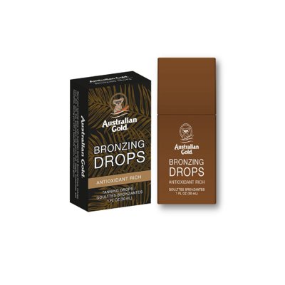 AUSTRALIAN GOLD, BRONZING DROPS, bronziniai lašiukai, 1 vnt., 30 ml
