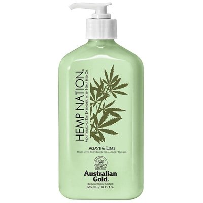 AUSTRALIAN GOLD drėkinamasis kremas, HEMP NATION AGAVE AND LIME, 535 ml