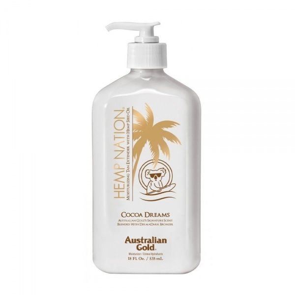 AUSTRALIAN GOLD drėkinamasis kūno kremas HEMP NATION COCOA DREAMS, 535 ml
