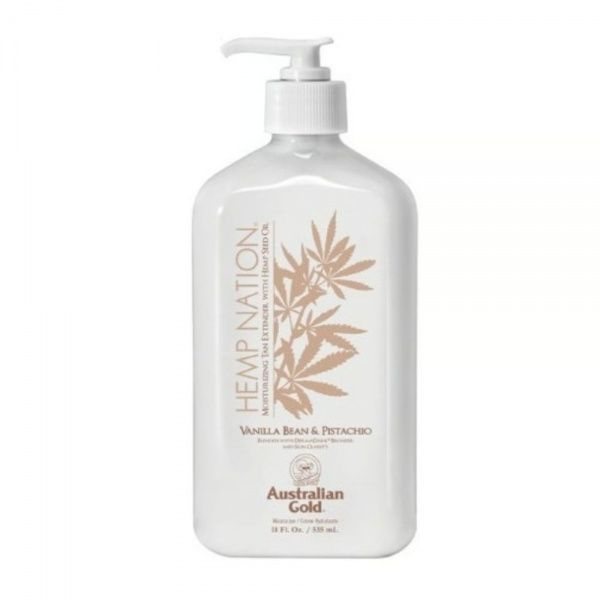 AUSTRALIAN GOLD drėkinamasis kūno kremas HEMP NATION VANILLA BEAN & PISTACHIO, 535 ml