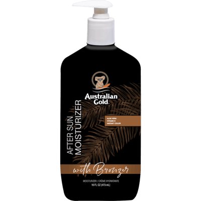AUSTRALIAN GOLD drėkinantis pienelis su bronzantais po deginimosi, 473 ml