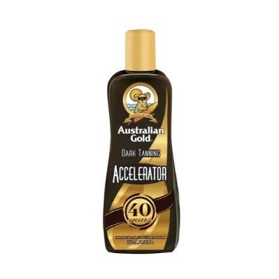 AUSTRALIAN GOLD įdegio kremas 40TH ANNIVERSARY DARK TANNING ACCELERATOR, 250 ml