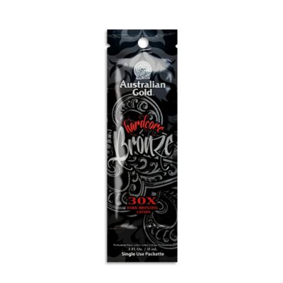 AUSTRALIAN GOLD įdegio kremas HARDCORE BRONZE, 15 ml