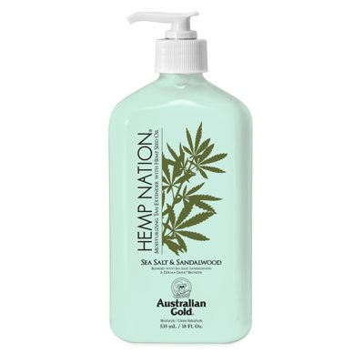 AUSTRALIAN GOLD kasdienis kūno kremas Hemp Nation Sea Salt & Sandalwood, 535 ml