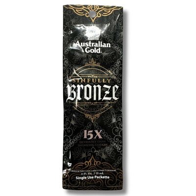 AUSTRALIAN GOLD kremas deginimuisi soliariume SINFULLY BRONZE, 15 ml