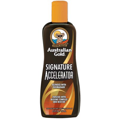 AUSTRALIAN GOLD kremas su bronzantais, SIGNATURE ACCELERATOR, 250 ml