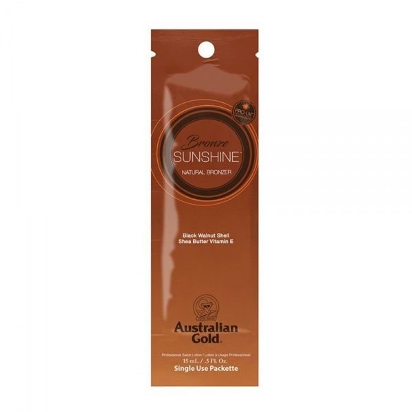 AUSTRALIAN GOLD kūno įdegio kremas BRONZE SUNSHINE, 15 ml