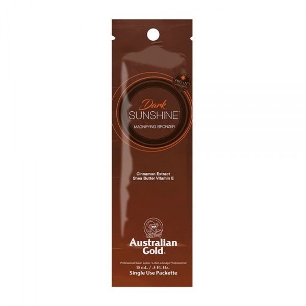 AUSTRALIAN GOLD kūno įdegio kremas DARK SUNSHINE, 15 ml
