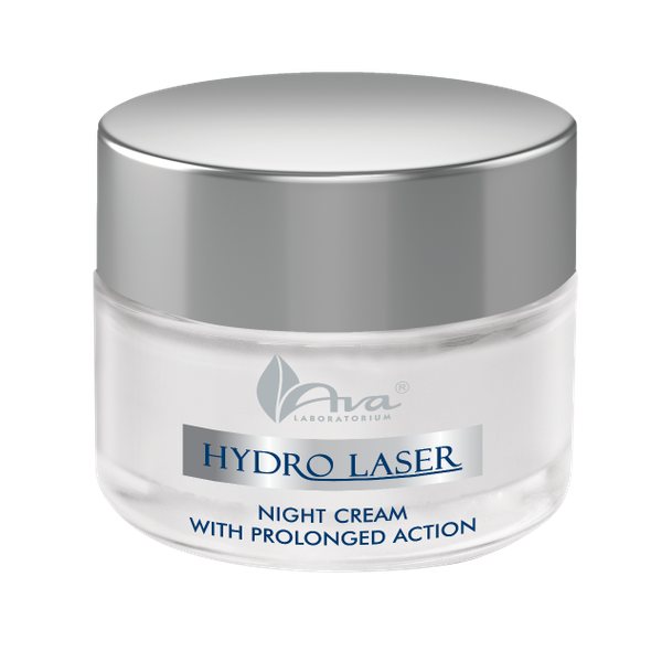 AVA naktinis veido kremas HYDRO LASER, 50 ml