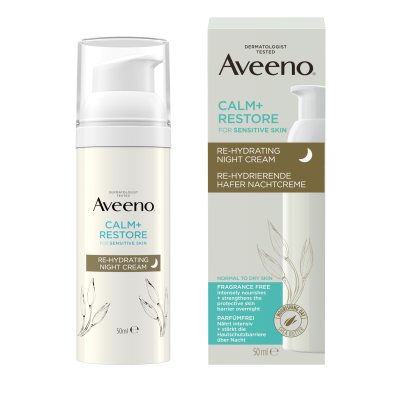 AVEENO Calm & Restore drėkinantis naktinis kremas, 50 ml