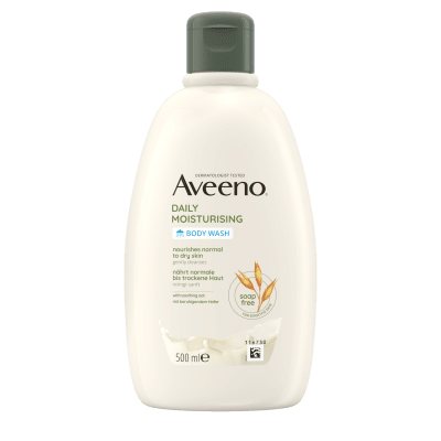 AVEENO Daily Moisturising lengvai aromatizuotas drėkinamasis kūno prausiklis, 500 ml