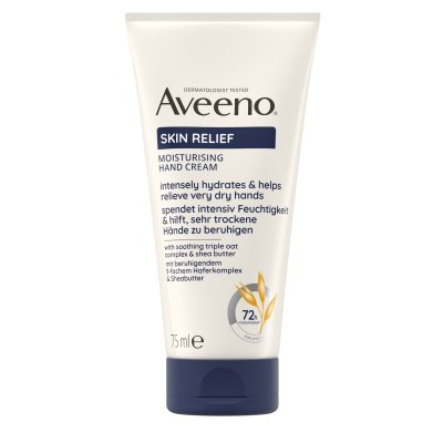AVEENO Skin Relief drėkinantis bekvapis rankų kremas, 75 ml