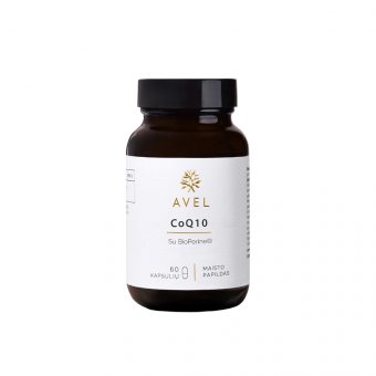 AVEL COQ10 SU BIOPERINE®, 60 kapsulių