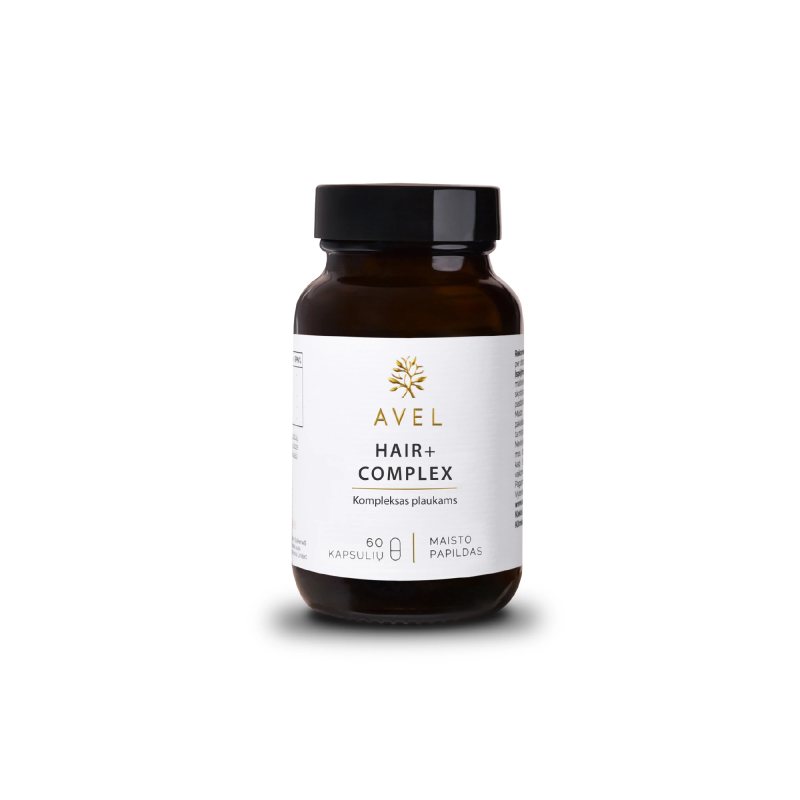 AVEL Hair+ Complex, 60 kapsulių