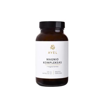 AVEL, MAGNIO KOMPLEKSAS 7 magnio formos, 120 kapsulių