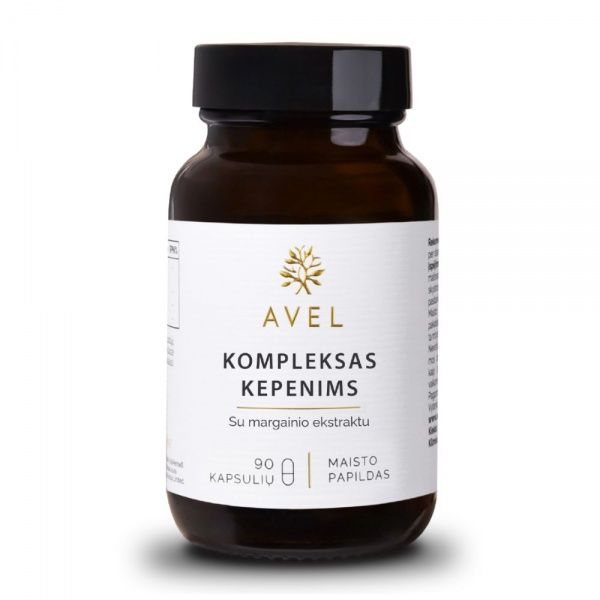 AVEL maisto papildas KOMPLEKSAS KEPENIMS, 90 kaps.