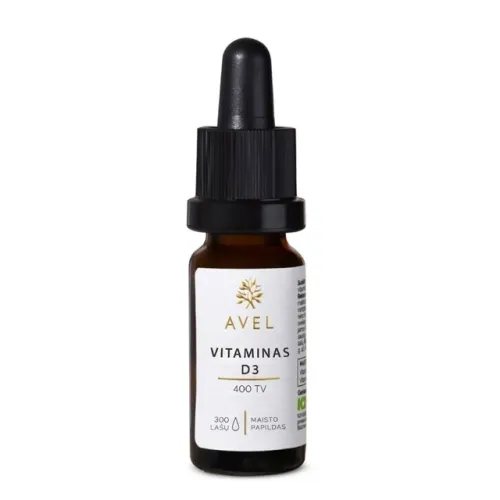 AVEL VITAMINAS D3, 400 TV, 300 lašų