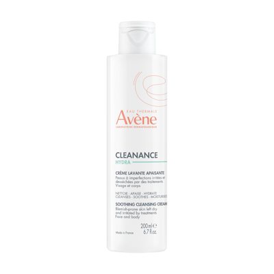 AVENE CLEANANCE HYDRA, valiklis dehidratuotai odai, 200 ml