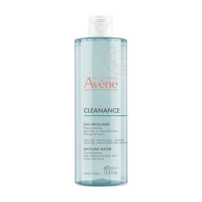 AVENE CLEANANCE, micelinis vanduo riebiai odai, 400 ml