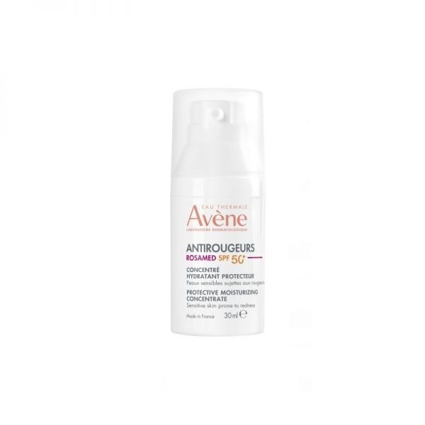 AVENE EAU THERMALE apsauginis drėkinamasis koncentratas ROSAMED SPF 50+, 30 ml