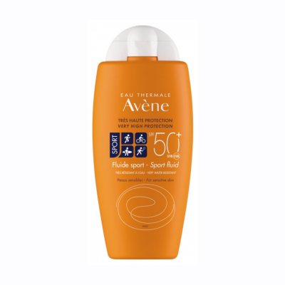 AVENE fluidas itin atsparus drėgmei SUN SPORT, SPF50+, 100 ml