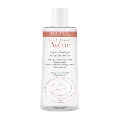 AVENE micelių nenuplaunamas akių ir veido valomasis losjonas, 500 ml