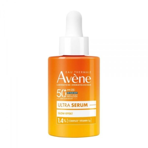 AVENE skaistinamasis veido serumas su vitaminu C SUN ULTRA SERUM, SPF50+, 30 ml