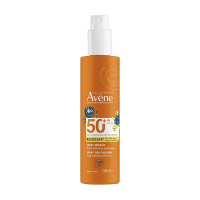 AVENE SUN, apsauginė purškiama emulsija nuo saulės vaikams, SPF50+, 200 ml