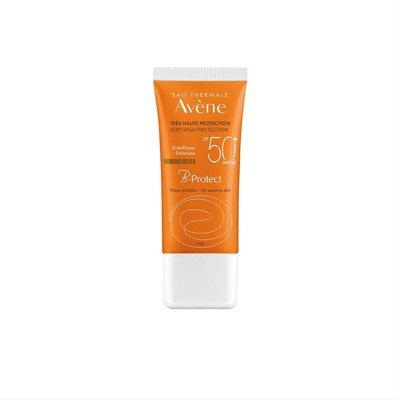 AVENE SUN B-PROTECT apsauginis veido kremas nuo saulės su spalvos pigmentais, SPF50+, 30 ml