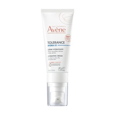 AVENE TOLERANCE HYDRA-10, drėkinamasis kremas, 40 ml