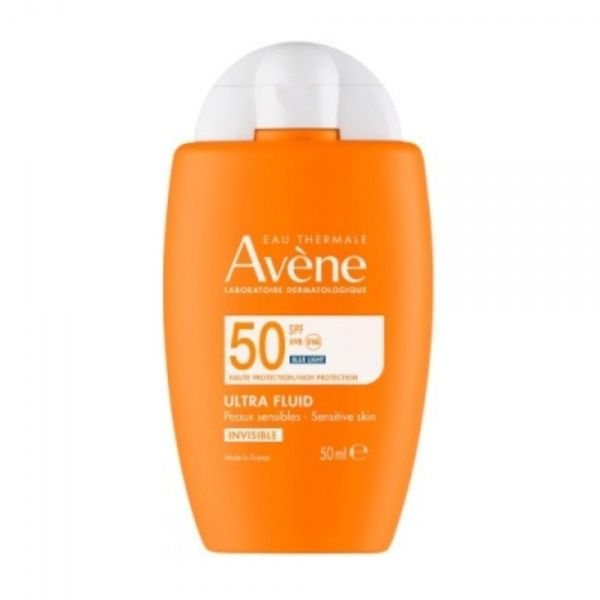 AVENE veido fluidas SUN ULTRA INVISIBLE, SPF50+, 50 ml