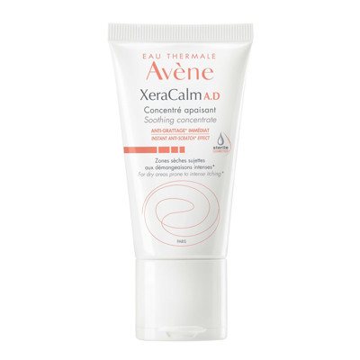 AVENE XERACALM AD, koncentratas nuo niežulio, labai sausai odai, 50 ml