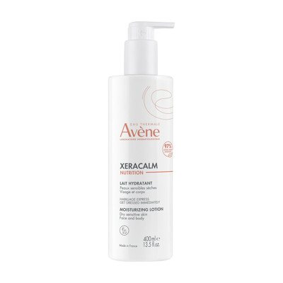 AVENE XERACALM NUTRITION drėkinamasis pienelis veidui ir kūnui, 400 ml