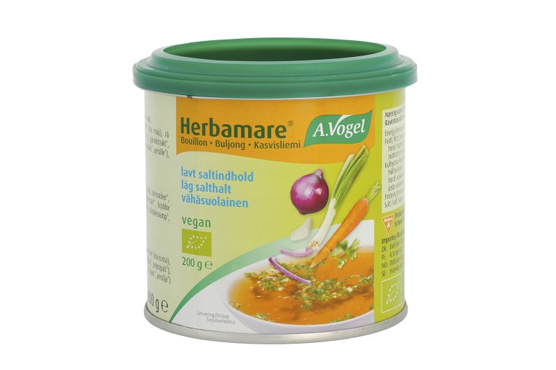 A.VOGEL Herbamare Žolelių sultinys, kuriame yra mažai druskos, Vnt, 200 g