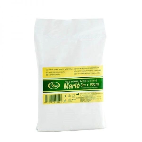 AZAS medicininė marlė, x 3 m, 1 vnt., 0.9 m