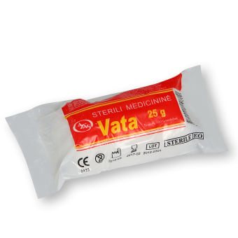 AZAS sterili medvilnės vata, 25 g