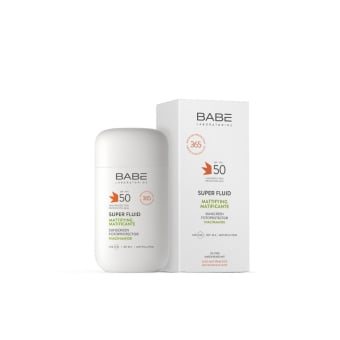 BABÉ apsauginė veido emulsija SUPER FLUID MATTIFYING, SPF 50, 50 ml