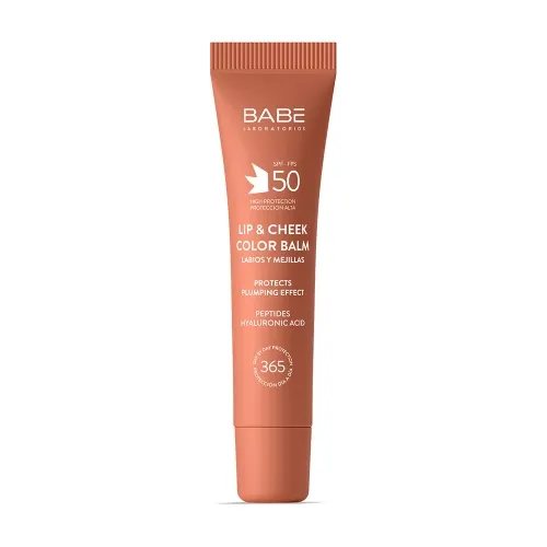 BABÉ apsauginis lūpų ir skruostų balzamas SPF50, NUDE, 20 ml