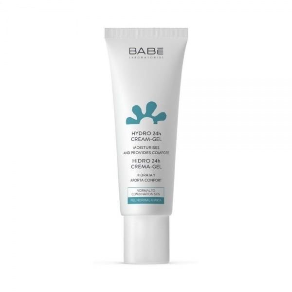 BABĒ drėkinamasis gelinis kremas normaliai ir mišriai veido odai FACIAL Hydro 24H, 50 ml