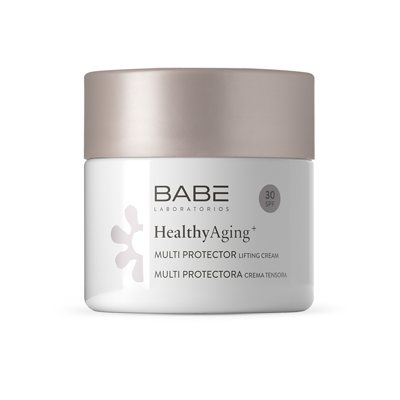 BABÉ HEALTHY AGING+, daugiafunkcis apsauginis, stangrinamasis, dieninis kremas SPF30, 50 ml