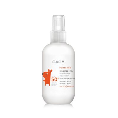 BABĒ PEDIATRIC purškiamasis apsauginis losjonas nuo saulės SPF50+, 200 ml