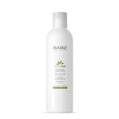 BABĒ poras sutraukiantis tonikas mišriai, riebiai, į spuogus linksuiai odai Stop AKN, 250 ml